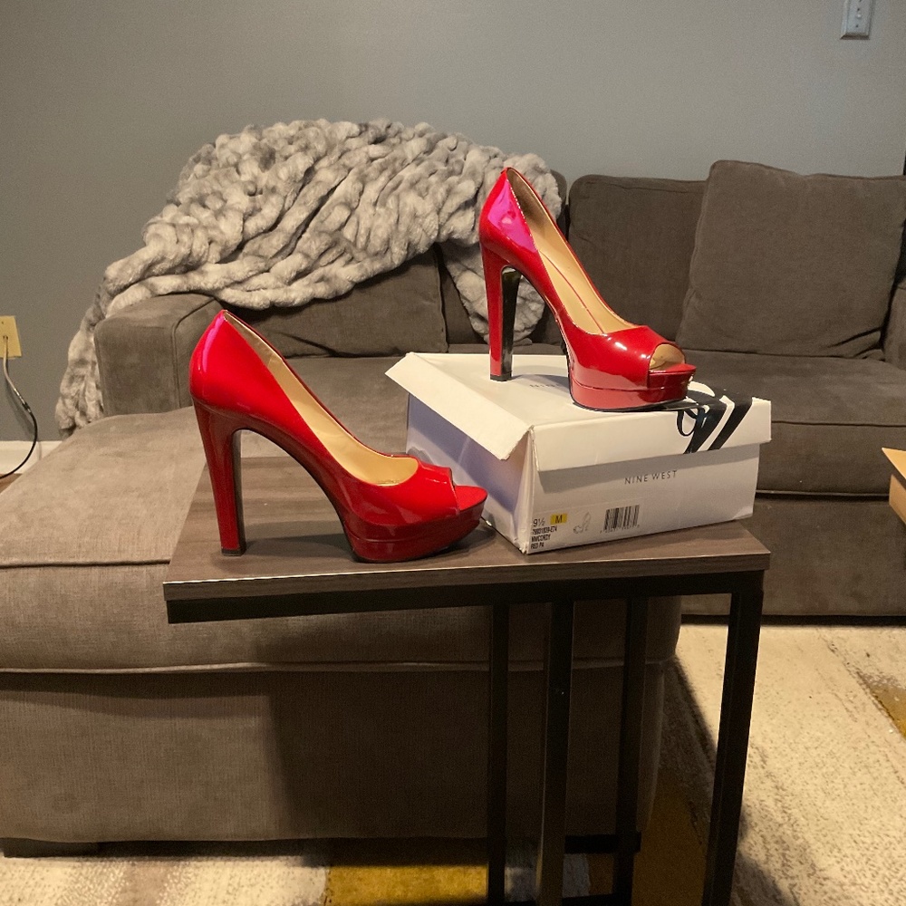 Red Platform Heel